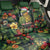 Meri Kirihimete Kakapo Back Car Seat Cover New Zealand Christmas with Tropical Vibe