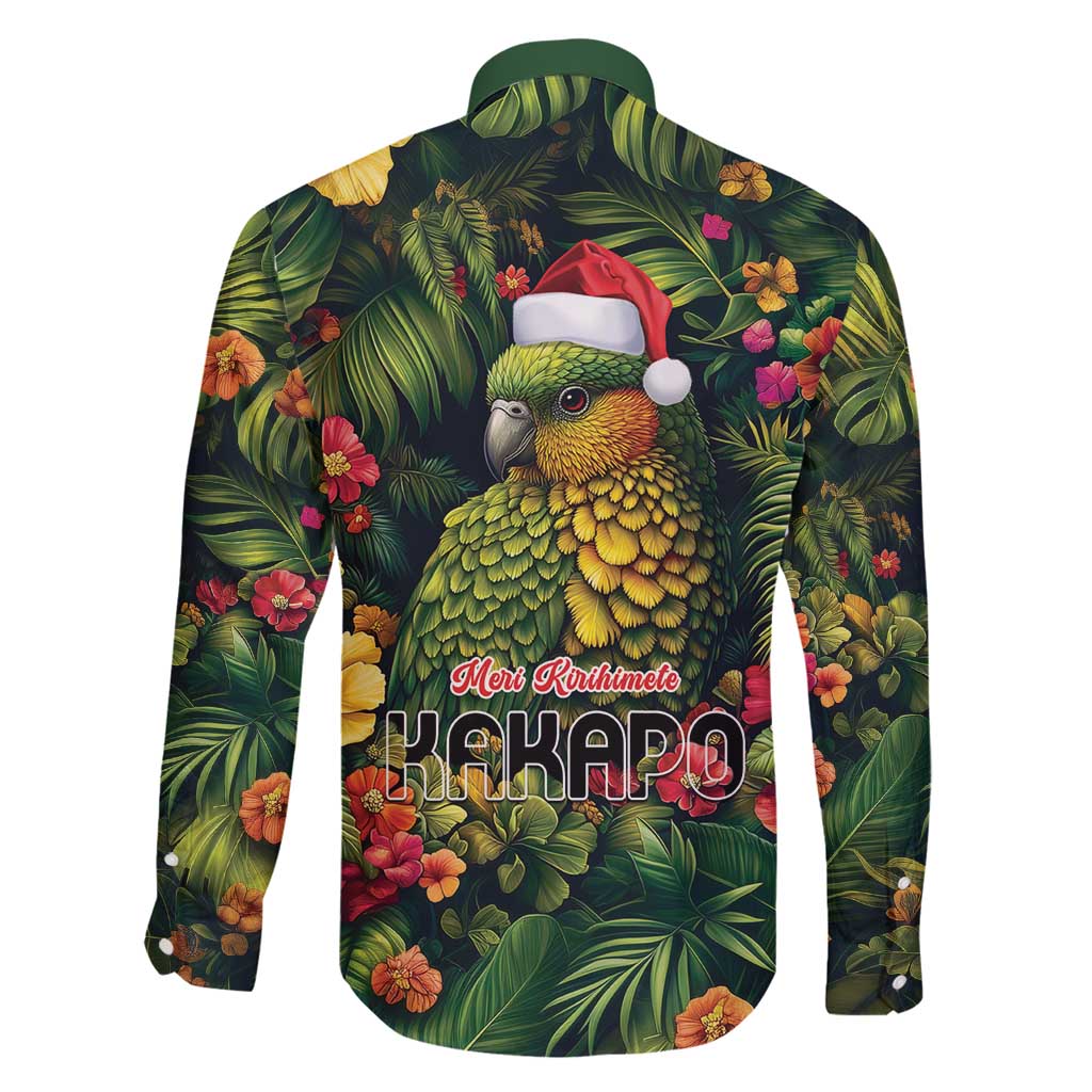 Meri Kirihimete Kakapo Family Matching Off Shoulder Short Dress and Hawaiian Shirt New Zealand Christmas with Tropical Vibe LT9 - Polynesian Pride