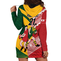 Australia-Tonga Rugby Pacific Custom Hoodie Dress The Kangaroos and Mate Ma'a Tonga LT9 - Polynesian Pride