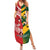 Australia-Tonga Rugby Pacific Custom Summer Maxi Dress The Kangaroos and Mate Ma'a Tonga