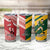 Australia-Tonga Rugby Pacific Custom Tumbler Cup The Kangaroos and Mate Ma'a Tonga