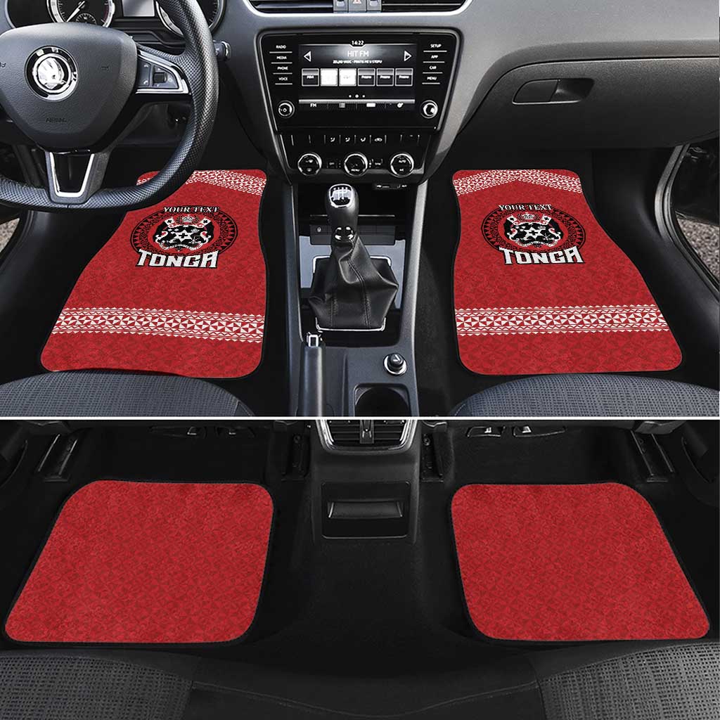 Tonga Rugby XIII Custom Car Mats Mate Ma'a Tonga with Ngatu Pattern