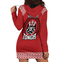 Tonga Rugby XIII Custom Hoodie Dress Mate Ma'a Tonga with Ngatu Pattern LT9 - Polynesian Pride