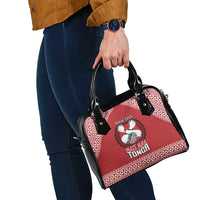 Tonga Rugby XIII Custom Shoulder Handbag Mate Ma'a Tonga with Ngatu Pattern LT9 - Polynesian Pride