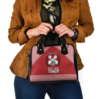 Tonga Rugby XIII Custom Shoulder Handbag Mate Ma'a Tonga with Ngatu Pattern LT9 - Polynesian Pride