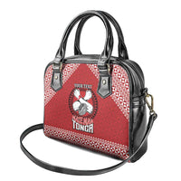 Tonga Rugby XIII Custom Shoulder Handbag Mate Ma'a Tonga with Ngatu Pattern LT9 - Polynesian Pride