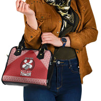 Tonga Rugby XIII Custom Shoulder Handbag Mate Ma'a Tonga with Ngatu Pattern LT9 - Polynesian Pride