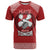 Tonga Rugby XIII Custom T Shirt Mate Ma'a Tonga with Ngatu Pattern