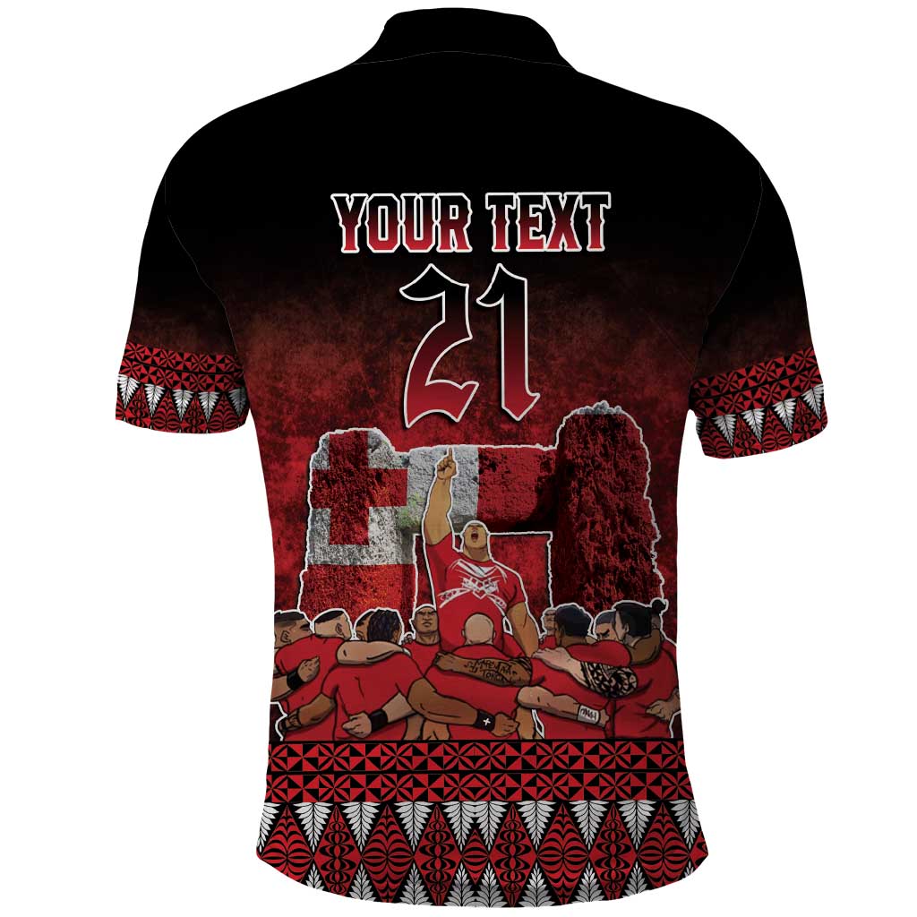 Custom Tonga 676 Haamonga a Maui Polo Shirt Tongan Sipi Tau Unique Dance LT9 - Polynesian Pride