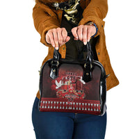 Custom Tonga 676 Haamonga a Maui Shoulder Handbag Tongan Sipi Tau Unique Dance LT9 One Size Red - Polynesian Pride
