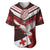 Custom Tonga XIII Rugby Tribal Tattoo Baseball Jersey Mate Ma'a Tonga Kupesi Ngatu Grunge Style