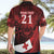 Custom Tonga XIII Rugby Tribal Tattoo Hawaiian Shirt Mate Ma'a Tonga Kupesi Ngatu Grunge Style