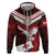 Custom Tonga XIII Rugby Tribal Tattoo Hoodie Mate Ma'a Tonga Kupesi Ngatu Grunge Style