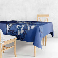 Personalized Hawaiian Maori Hammerhead Shark Tablecloth Polu Plumeria - Polynesian Pride