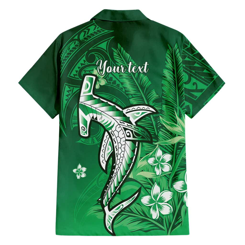 Personalized Hawaiian Maori Hammerhead Shark Family Matching Long Sleeve Bodycon Dress and Hawaiian Shirt Omaomao Plumeria
