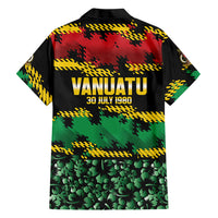Vanuatu 46th Year Anniversary Hawaiian Shirt 30 July 1980 Hibiscus Seamless Pattern LT9 - Polynesian Pride