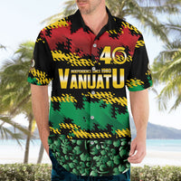 Vanuatu 46th Year Anniversary Hawaiian Shirt 30 July 1980 Hibiscus Seamless Pattern LT9 - Polynesian Pride