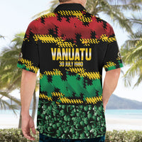 Vanuatu 46th Year Anniversary Hawaiian Shirt 30 July 1980 Hibiscus Seamless Pattern LT9 - Polynesian Pride