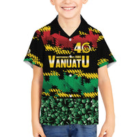 Vanuatu 46th Year Anniversary Hawaiian Shirt 30 July 1980 Hibiscus Seamless Pattern LT9 - Polynesian Pride