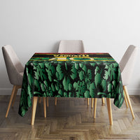 Vanuatu 46th Year Anniversary Tablecloth 30 July 1980 Hibiscus Seamless Pattern