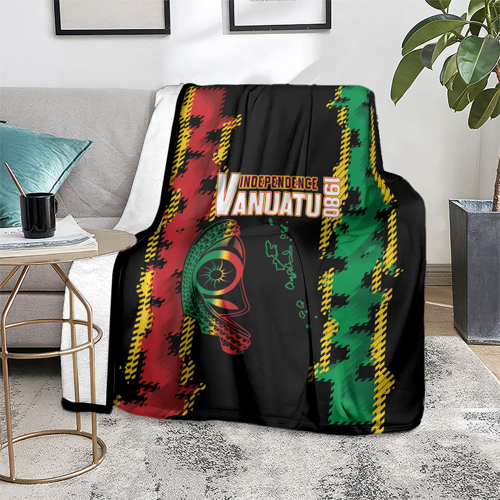 Vanuatu 46th Year Anniversary Blanket Tamtam Slit Drums Long God Yumi Stanap