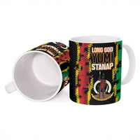 Vanuatu 46th Year Anniversary Ceramic Mug Tamtam Slit Drums Long God Yumi Stanap LT9 - Polynesian Pride
