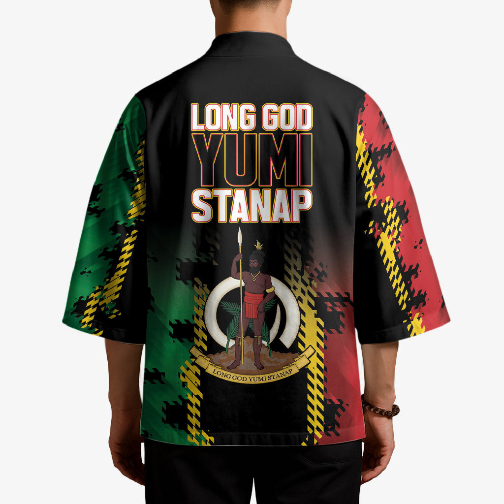 Vanuatu 46th Year Anniversary Kimono Tamtam Slit Drums Long God Yumi Stanap