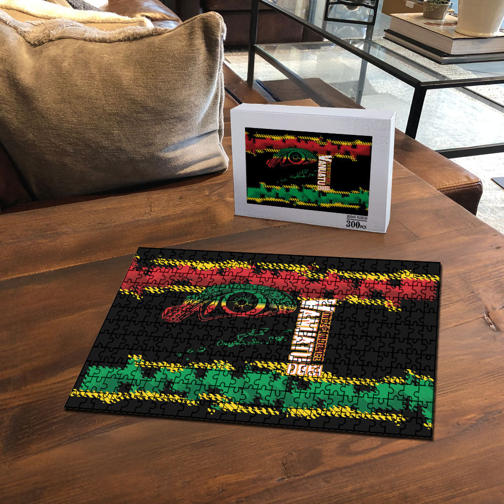 Vanuatu 46th Year Anniversary Puzzle Tamtam Slit Drums Long God Yumi Stanap