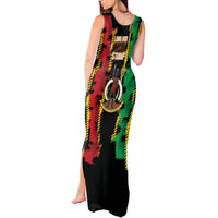 Vanuatu 46th Year Anniversary Tank Maxi Dress Tamtam Slit Drums Long God Yumi Stanap LT9 - Polynesian Pride