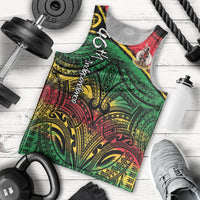 Vanuatu 46th Year Anniversary Men Tank Top Vintage Grunge Vanuatu Flag Heritage LT9 - Polynesian Pride