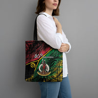 Vanuatu 46th Year Anniversary Tote Bag Vintage Grunge Vanuatu Flag Heritage