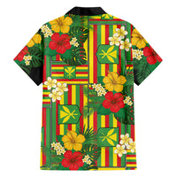 Hawaii Kanaka Maoli Hibiscus Hawaiian Shirt Hawaiian Flag Motif LT9 - Polynesian Pride