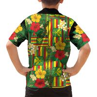 Hawaii Kanaka Maoli Hibiscus Hawaiian Shirt Hawaiian Flag Motif LT9 - Polynesian Pride