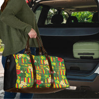 Hawaii Kanaka Maoli Hibiscus Travel Bag Hawaiian Flag Motif LT9 - Polynesian Pride