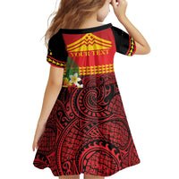 Hawaii Ku Kia'i Mauna Personalized Family Matching Summer Maxi Dress and Hawaiian Shirt Hibiscus Kakau Pattern LT9 - Polynesian Pride
