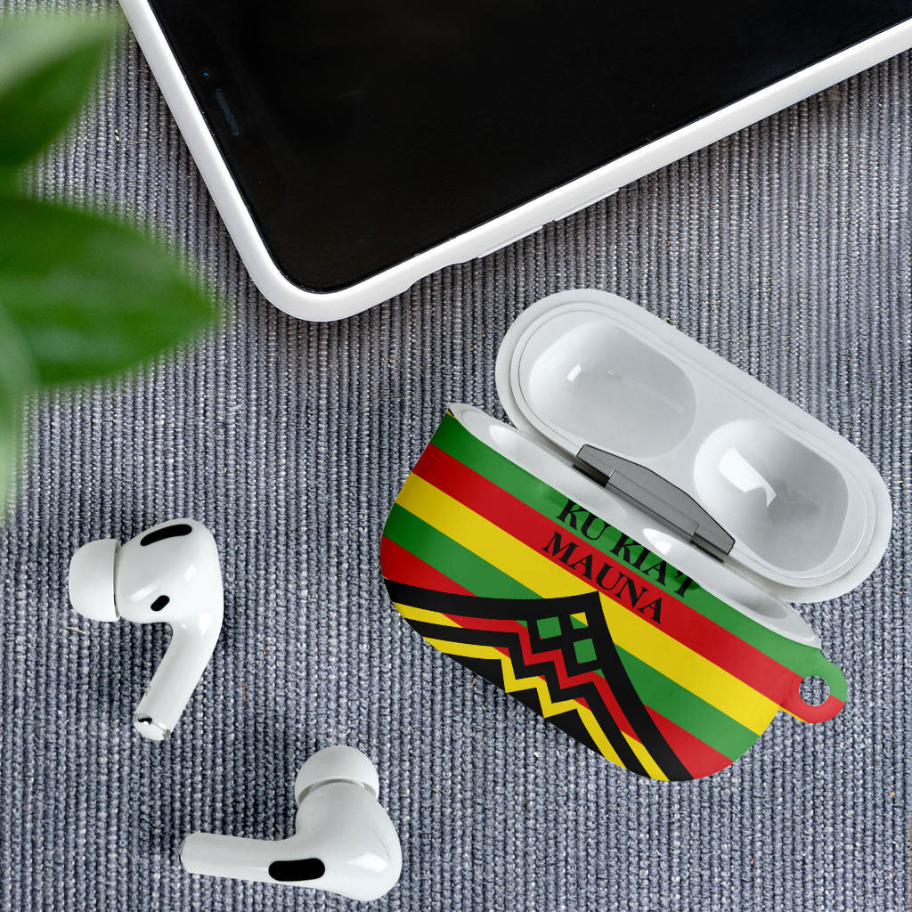 Hawaii Ku Kia'i Mauna AirPods Case Hawaiian Kanaka Maoli Motif LT9 - Polynesian Pride