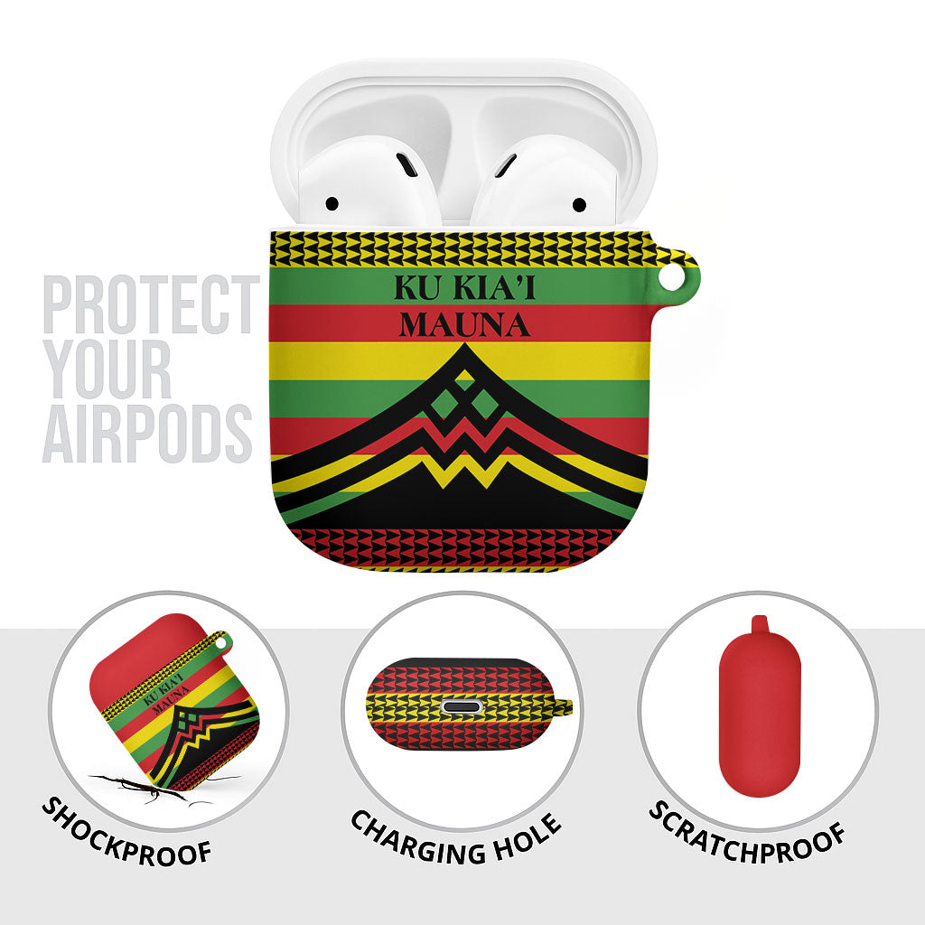 Hawaii Ku Kia'i Mauna AirPods Case Hawaiian Kanaka Maoli Motif LT9 - Polynesian Pride