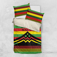 Hawaii Ku Kia'i Mauna Bedding Set Hawaiian Kanaka Maoli Motif LT9 US Twin 172cm x 218cm Green - Polynesian Pride