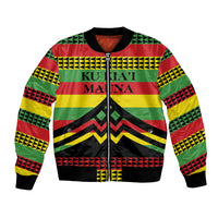 Hawaii Ku Kia'i Mauna Personalized Bomber Jacket Hawaiian Kanaka Maoli Motif