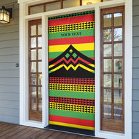Hawaii Ku Kia'i Mauna Personalized Door Cover Hawaiian Kanaka Maoli Motif LT9 - Polynesian Pride