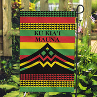 Hawaii Ku Kia'i Mauna Garden Flag Hawaiian Kanaka Maoli Motif LT9 Garden Flag Green - Polynesian Pride