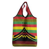 Hawaii Ku Kia'i Mauna Grocery Bag Hawaiian Kanaka Maoli Motif LT9 - Polynesian Pride