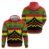 Hawaii Ku Kia'i Mauna Personalized Hoodie Hawaiian Kanaka Maoli Motif LT9 - Polynesian Pride