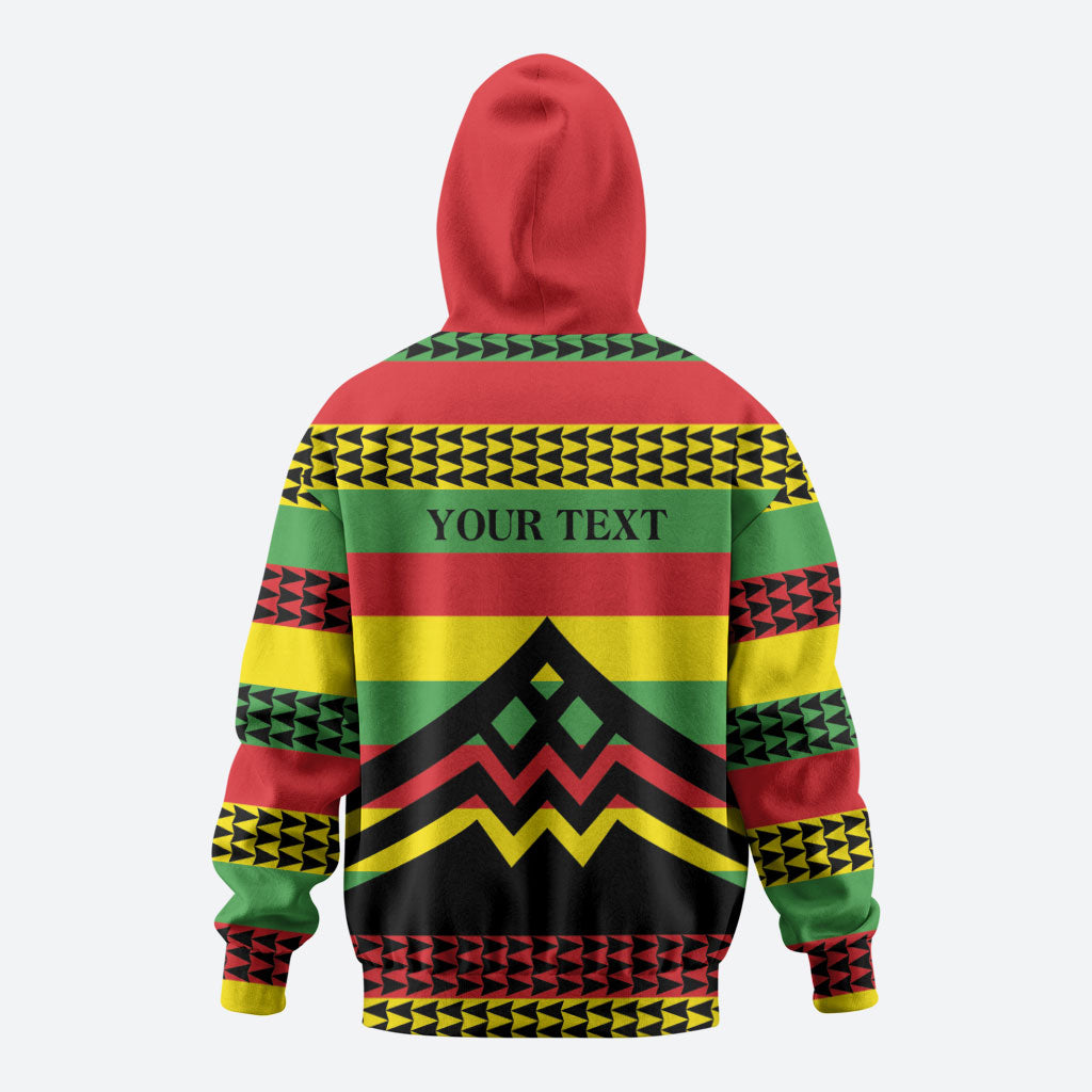 Hawaii Ku Kia'i Mauna Personalized Hoodie Hawaiian Kanaka Maoli Motif LT9 - Polynesian Pride