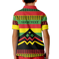 Hawaii Ku Kia'i Mauna Personalized Kid Polo Shirt Hawaiian Kanaka Maoli Motif LT9 - Polynesian Pride