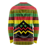 Hawaii Ku Kia'i Mauna Personalized Long Sleeve Shirt Hawaiian Kanaka Maoli Motif LT9 - Polynesian Pride