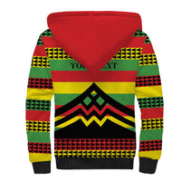 Hawaii Ku Kia'i Mauna Personalized Sherpa Hoodie Hawaiian Kanaka Maoli Motif LT9 - Polynesian Pride