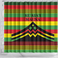 Hawaii Ku Kia'i Mauna Shower Curtain Hawaiian Kanaka Maoli Motif LT9 - Polynesian Pride