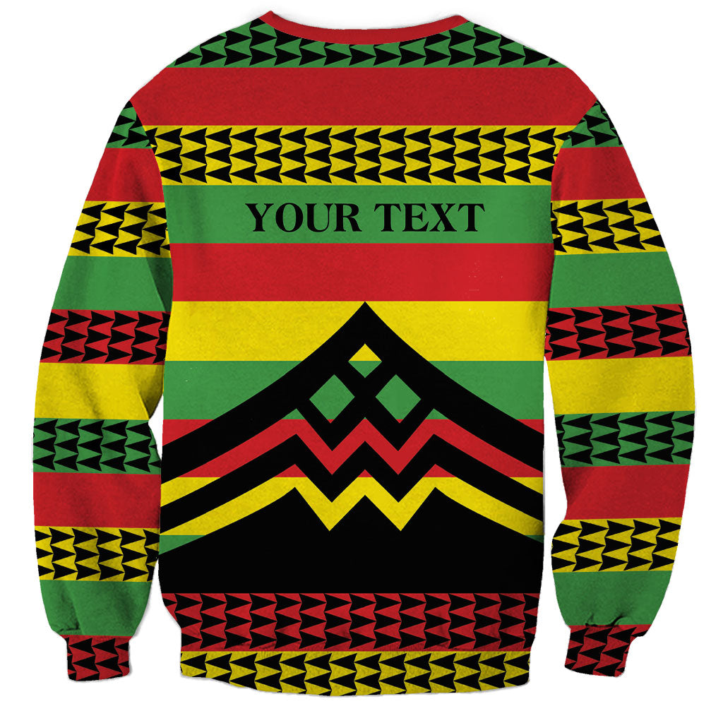 Hawaii Ku Kia'i Mauna Personalized Sweatshirt Hawaiian Kanaka Maoli Motif LT9 - Polynesian Pride