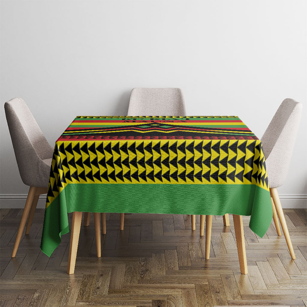 Hawaii Ku Kia'i Mauna Tablecloth Hawaiian Kanaka Maoli Motif